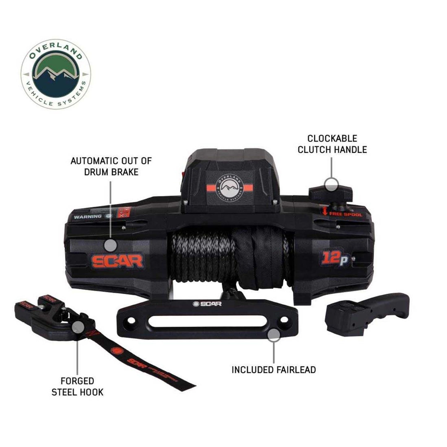 OVS SCAR Synthetic Rope Winch