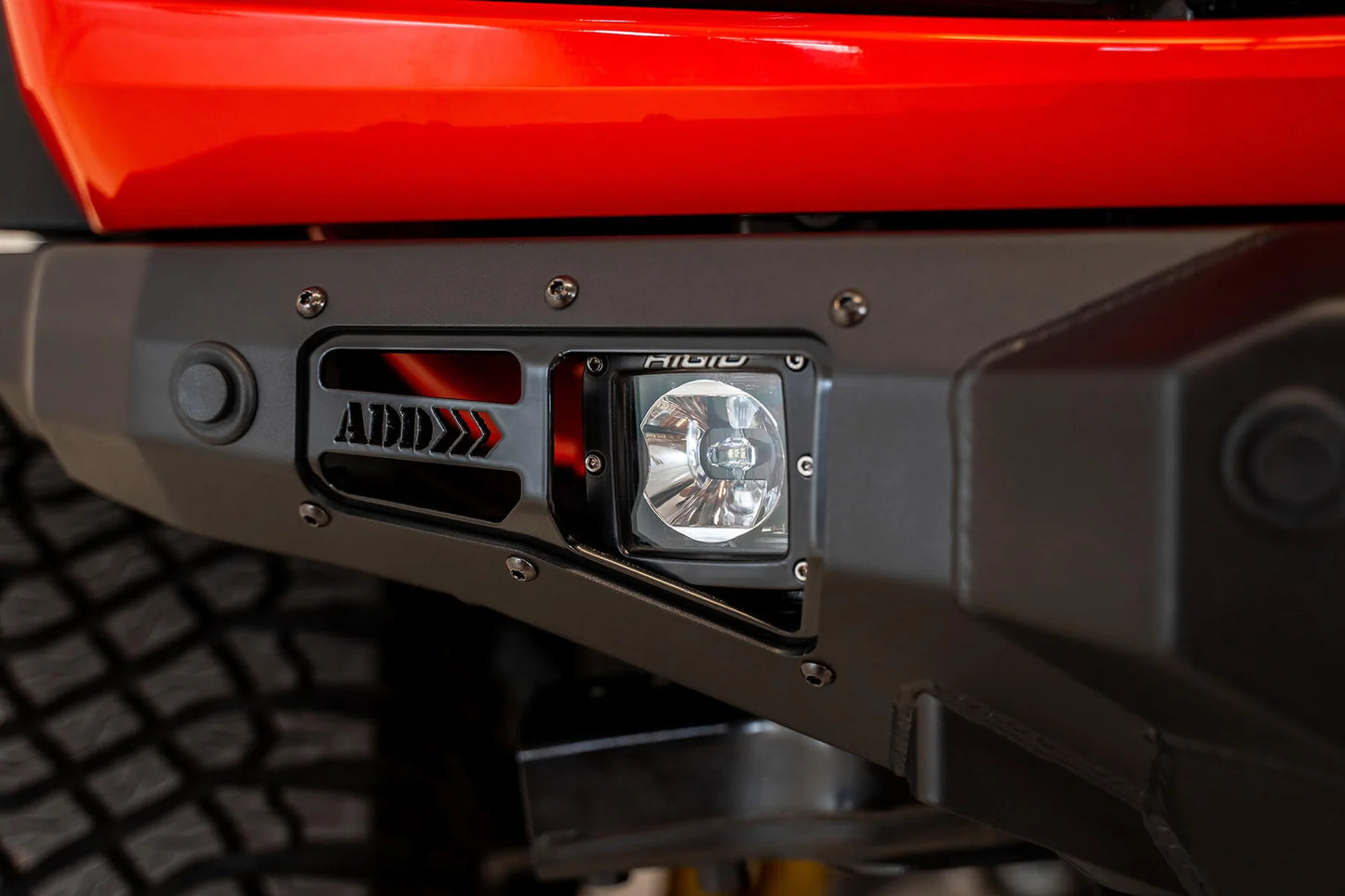 ADD 2021-2023 FORD BRONCO STEALTH FIGHTER FRONT BUMPER