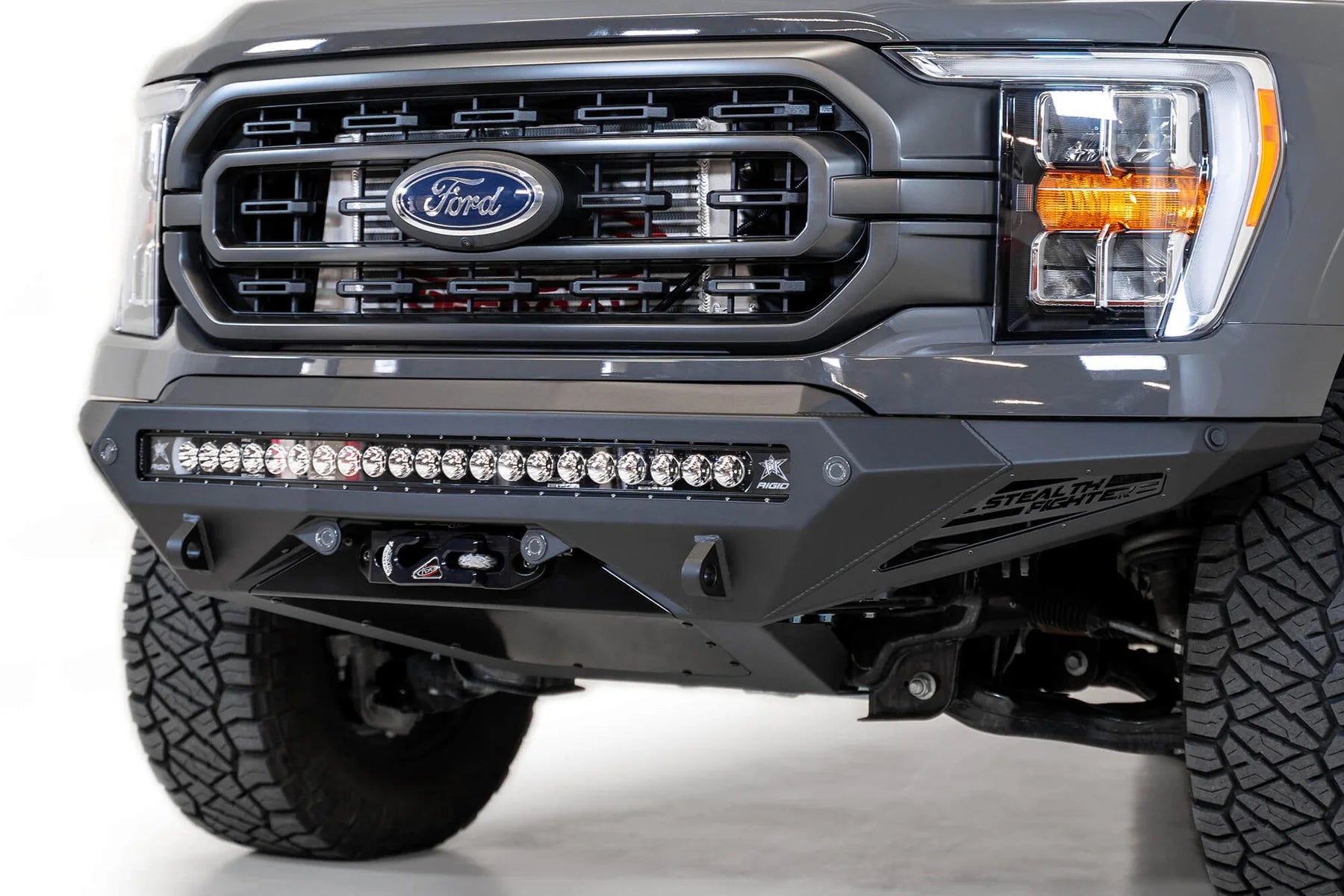 ADD 2021-2023 FORD F-150 STEALTH FIGHTER WINCH FRONT BUMPER