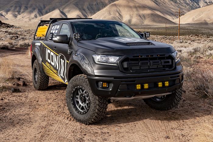 ICON 20-23 FORD RANGER 0-3.5" STAGE 4 SUSPENSION SYSTEM W TUBULAR UCA STEEL KNUCKLE K93204TS