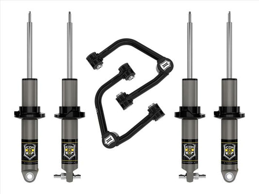 Icon 21-Current BRONCO HOSS 2.0 PKG 0-2" LIFT STAGE 2 SUSPENSION SYSTEM TUBULAR
