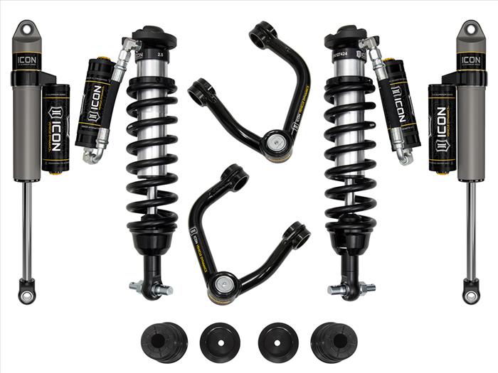 ICON 20-23 FORD RANGER 0-3.5" STAGE 4 SUSPENSION SYSTEM W TUBULAR UCA STEEL KNUCKLE K93204TS