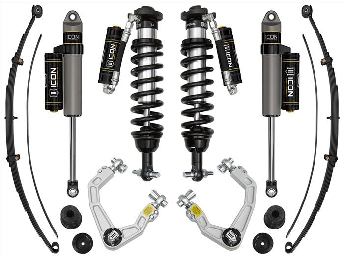 ICON 20-23 FORD RANGER 0-3.5" STAGE 7 SUSPENSION SYSTEM W BILLET UCA STEEL KNUCKLE K93207S
