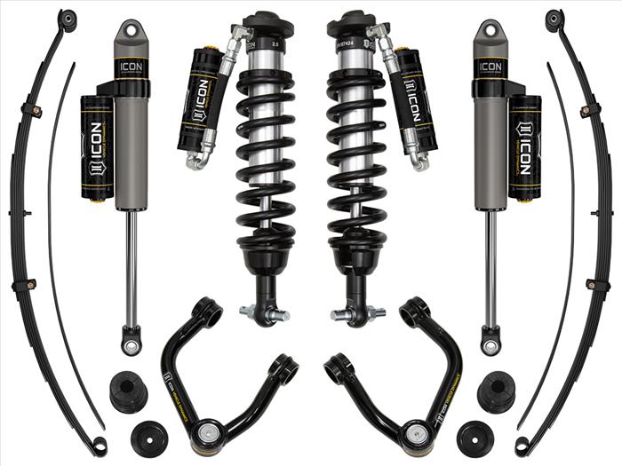 ICON 20-23 FORD RANGER 0-3.5" STAGE 7 SUSPENSION SYSTEM W TUBULAR UCA STEEL KNUCKLE K93207TS