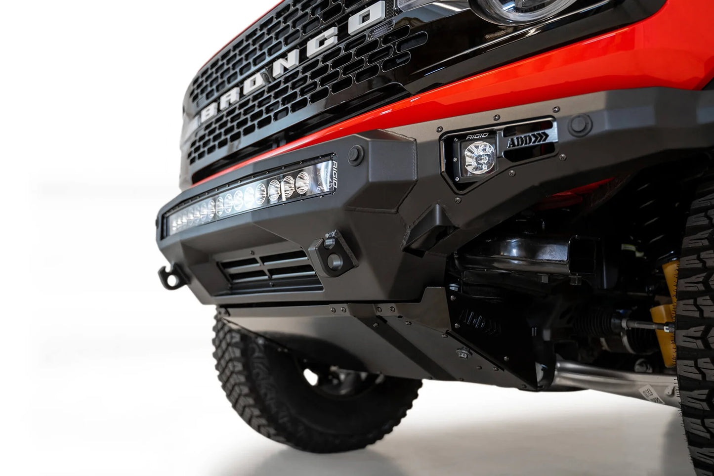 ADD 2021-2023 FORD BRONCO STEALTH FIGHTER FRONT BUMPER