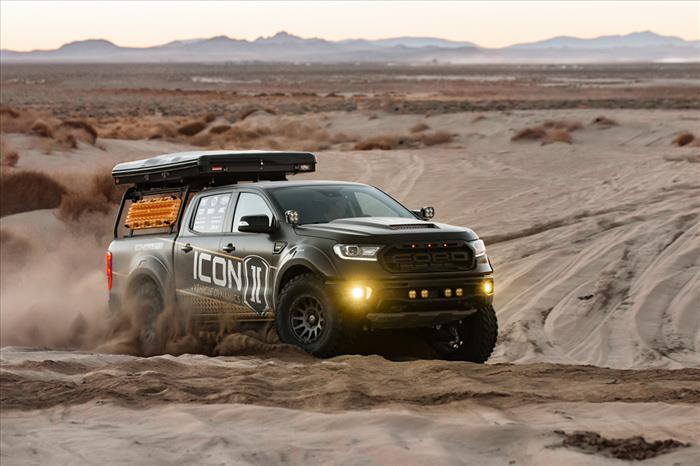ICON 20-23 FORD RANGER 0-3.5" STAGE 6 SUSPENSION SYSTEM W TUBULAR UCA STEEL KNUCKLE K93206TS