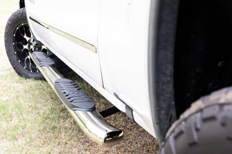 Rough Country OVAL STEPS STAINLESS GMC 07-19, Crew Cab