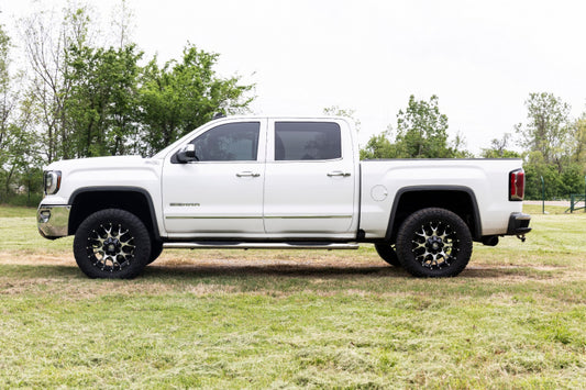 Rough Country OVAL STEPS STAINLESS GMC 07-19, Crew Cab