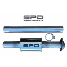 SPD 2011-2020 F-150 True 3" 304 Stainless Performance Stage 1 Resonated Pipe - Standard Length