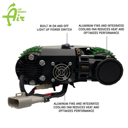 Brand_Up Down Air EGOI Permanent On Board Dual Motor Air Compressor System 6.1 CFM