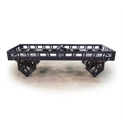 Turn Offroad Universal Offroad Spare Tire Storage Rack - Offroad Ice Chest Carrier