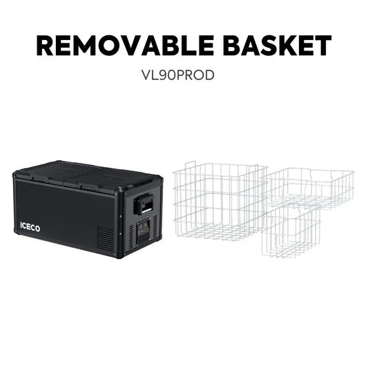 ICECO VL90 Pro Dual Zone 95QT Portable Cooler Black