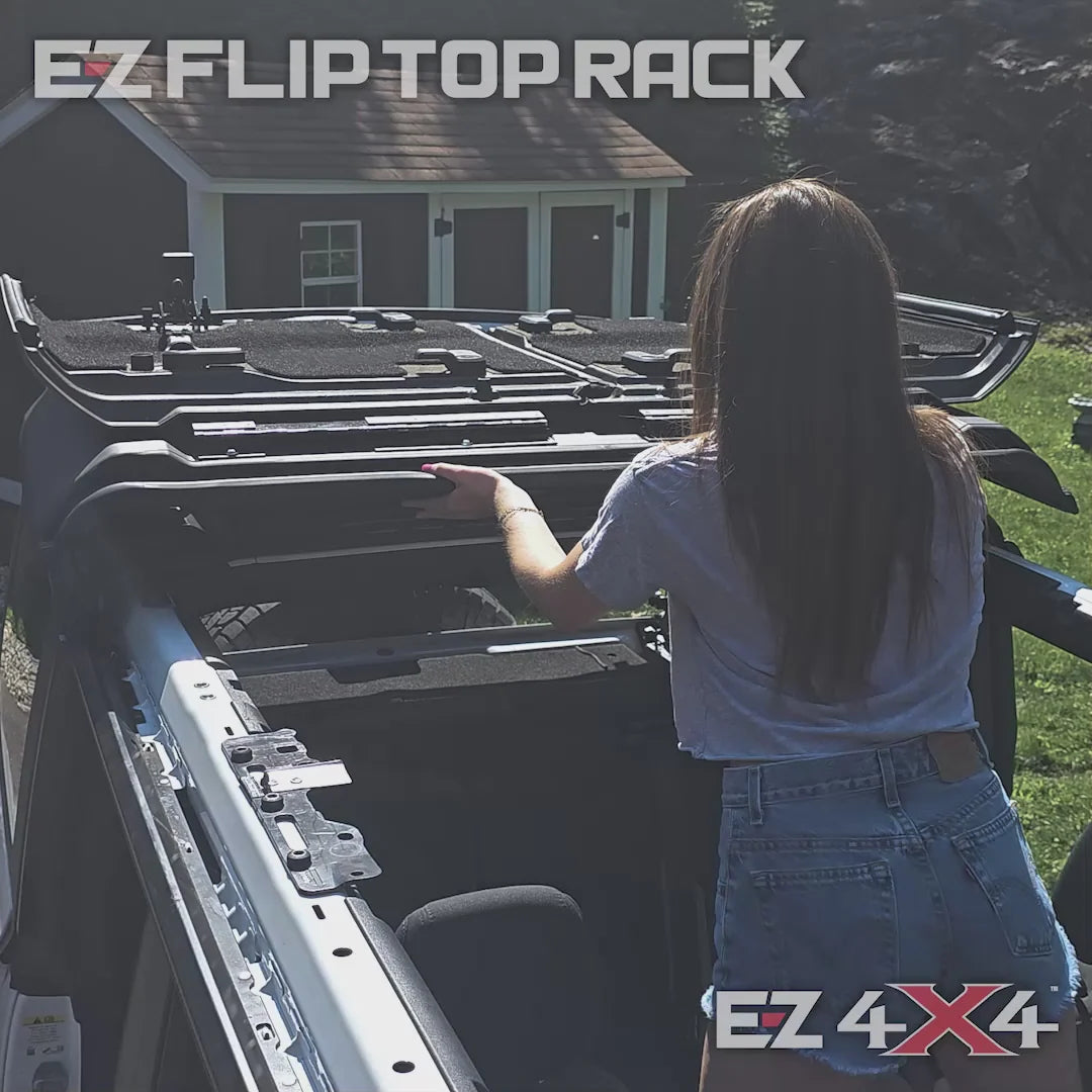 Bronco Flip Top & Roof Rack System by EZ4X4