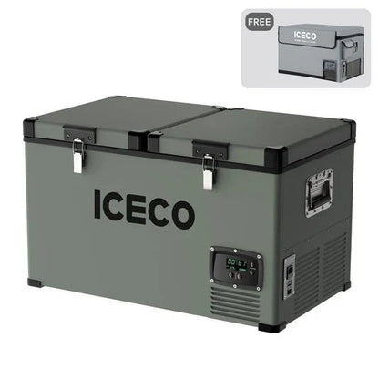 ICECO VL60 Dual Zone 63QT Portable Cooler Olive