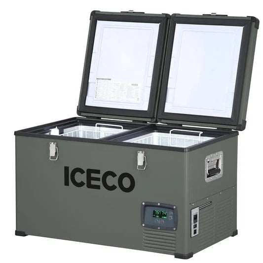 ICECO VL60 Dual Zone 63QT Portable Cooler Olive