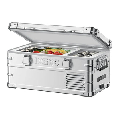 ICECO APL20 Aluminum Single Zone 21QT Portable Cooler Silver