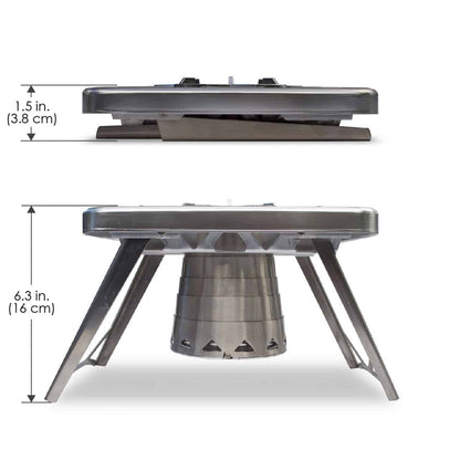 nCamp Kitchen to Go 5 Piece (Stove, Prep, Adapter, Case, Café)