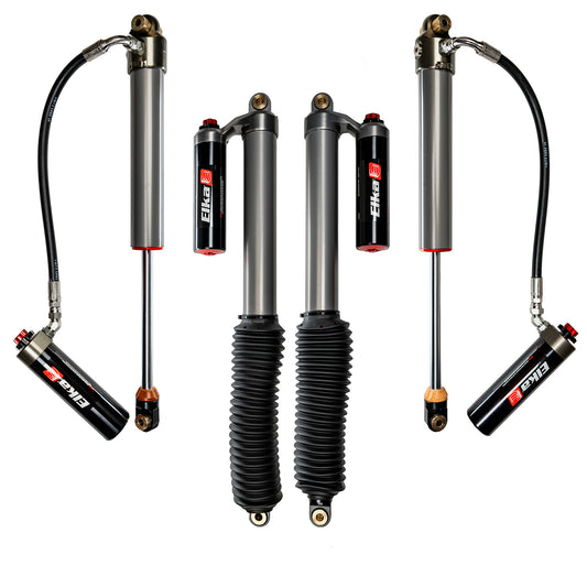 Elka 2.5 RESERVOIR FRONT & REAR KIT SHOCKS for JEEP GLADIATOR (JT), 2020 to 2025 (JT, 3.5 in. to 4 in. lift)