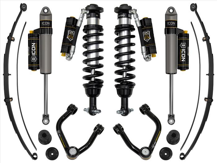 ICON 20-23 FORD RANGER 0-3.5" STAGE 8 SUSPENSION SYSTEM W TUBULAR UCA STEEL KNUCKLE K93208TS