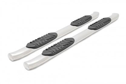 Rough Country OVAL STEPS STAINLESS GMC 07-19, Crew Cab