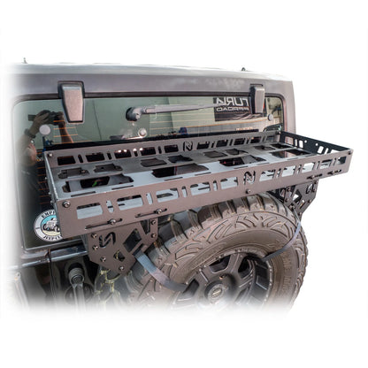 Turn Offroad Universal Offroad Spare Tire Storage Rack - Offroad Ice Chest Carrier