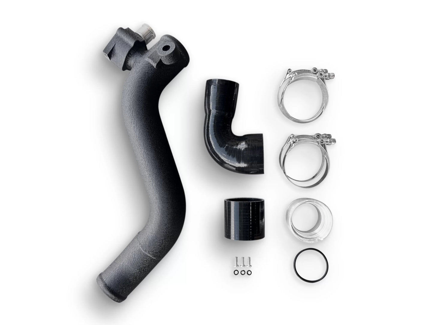 CVF Aluminum Intercooler Hot-side + Cold-side Piping Kit (2019-2022 Ford Ranger 2.3L EcoBoost) - Add Turbosmart Kompact Dual Port VR13 BOV