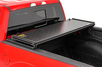 Rough Country Hard Folding Bed Cover 5'7" Bed | Ford F-150/F-150 Lightning/Raptor (15-23)