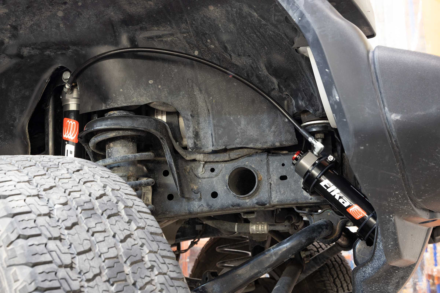 Elka 2.5 DC RESERVOIR FRONT & REAR KIT SHOCKS for JEEP GLADIATOR (JT), 2020 to 2025 (JT, 3.5 in. to 4 in. lift)