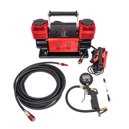 Thor's Lightning Bolt Portable 12v True Dual Air Compressor 10.6 CFM