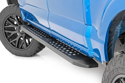 Rough Country RAPTOR STYLE RUNNING BOARD CREW CAB | BLACK | FORD F-150 (15-23)/F-150 LIGHTNING (2022)