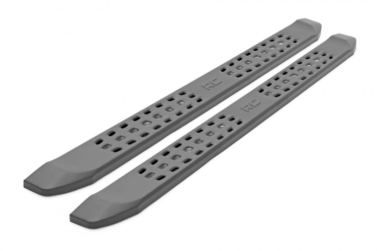 Rough Country RAPTOR STYLE RUNNING BOARD CREW CAB | BLACK | FORD F-150 (15-23)/F-150 LIGHTNING (2022)